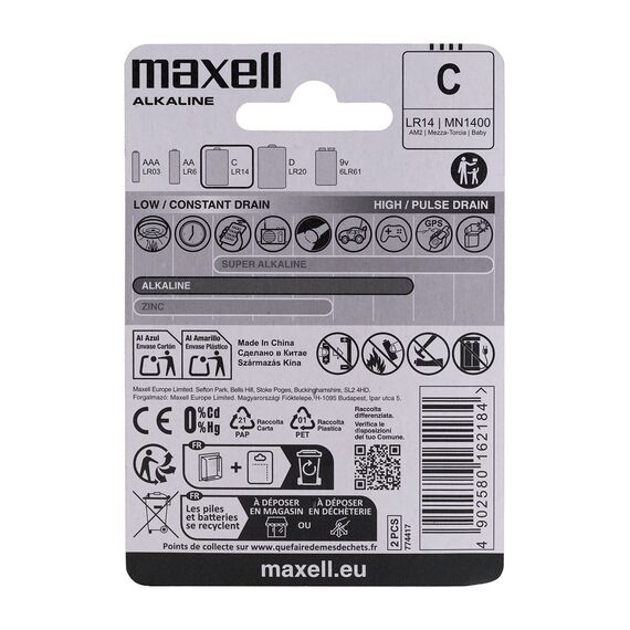 Maxell Alkaline Ace Single-use battery - Batteries & Chargers - Consumables - Techbox