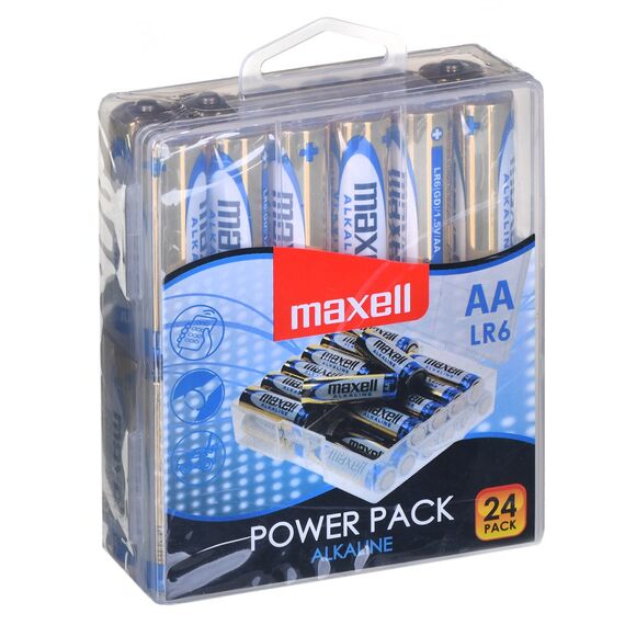 Maxell 24x LR6 AA Single-use battery Alkaline - Batteries & Chargers - Consumables - Techbox