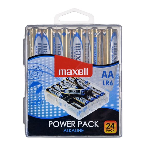 Maxell 24x LR6 AA Single-use battery Alkaline - Batteries & Chargers - Consumables - Techbox