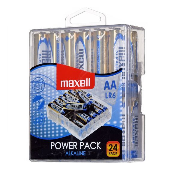 Maxell 24x LR6 AA Single-use battery Alkaline - Batteries & Chargers - Consumables - Techbox