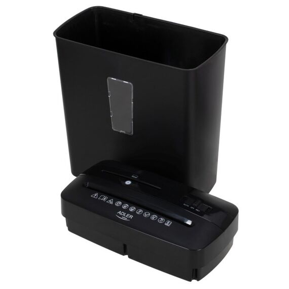 Adler AD 1037 Document Shredder Black - Office Machines - Office Supplies - Techbox