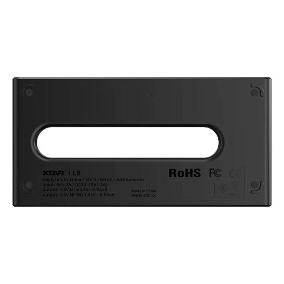 Battery charger AA/AAA 1,5 V i 1,2V, smart - 8 slots - Batteries & Chargers - Consumables - Techbox