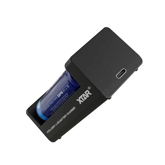 Battery charger Li-ion 18650 USB-C - 2 slots | Techbox