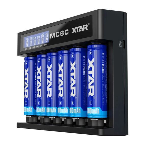 Battery charger Li-ion XTAR MC6C | Techbox