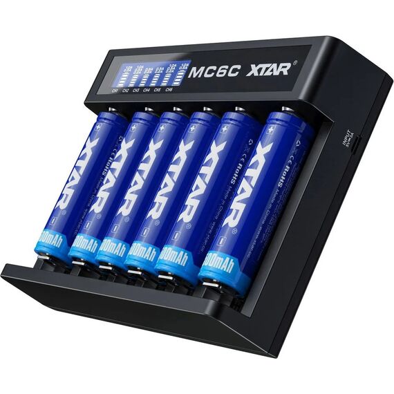 Battery charger Li-ion XTAR MC6C | Techbox