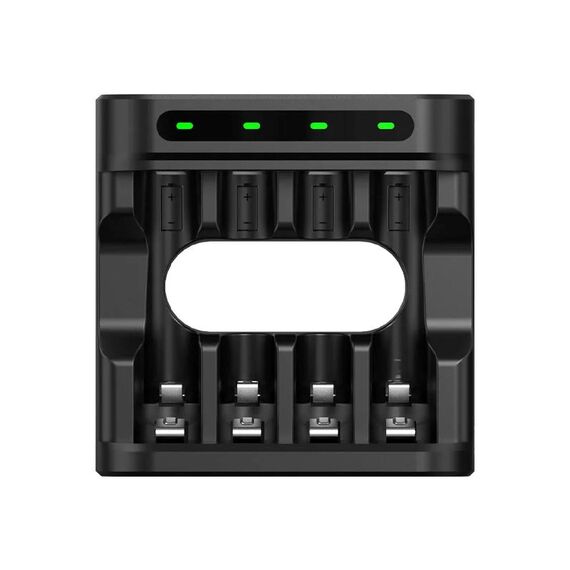 Battery charger R03 / AAA, R6 / AA Li-ion 1,5V / NiMH - 4 slots | Techbox