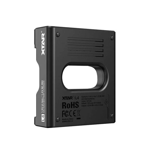 Battery charger R03 / AAA, R6 / AA Li-ion 1,5V / NiMH - 4 slots | Techbox