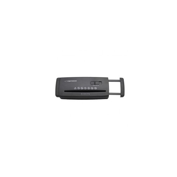 Esperanza EN104 paper shredder Strip shredding 22 cm Black | Techbox