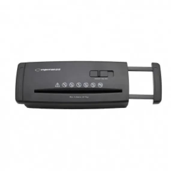 Esperanza EN104 paper shredder Strip shredding 22 cm Black | Techbox