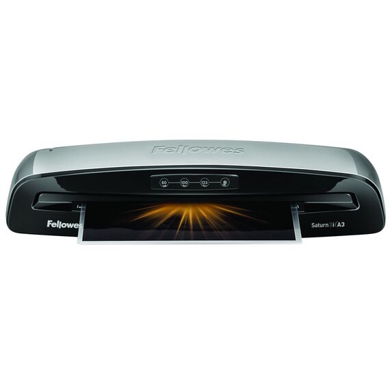 Fellowes Saturn 3i Cold/hot laminator 300 mm/min Black, Silver | Techbox