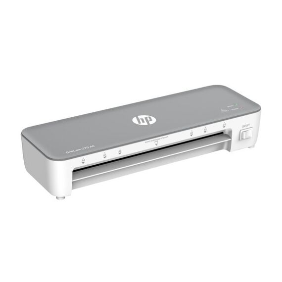 HP OneLam 270 laminator, A4, Hot, 5 pouches: A4/80 mic, grey | Techbox