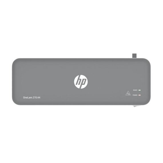 HP OneLam 270 laminator, A4, Hot, 5 pouches: A4/80 mic, grey | Techbox