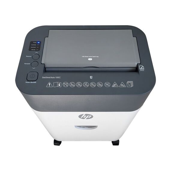HP ONESHRED Auto 100CC white-gray shredder | Techbox