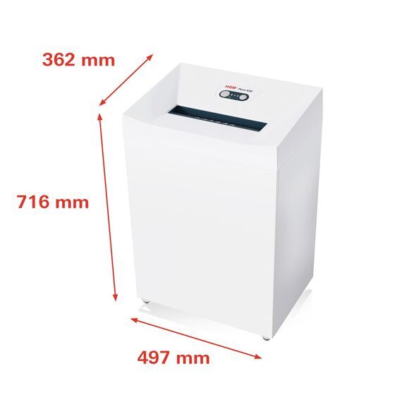 HSM Shredder, Pure 530, 80L 1.9x15 mm - Office Machines - Office Supplies - Techbox