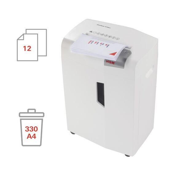 HSM shredstar X12pro document shredder, 2 x 15 mm + separate CD cutter - Office Machines - Office Supplies - Techbox