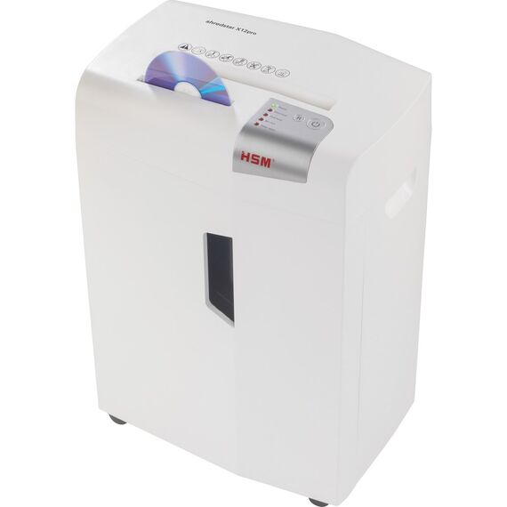 HSM shredstar X12pro document shredder, 2 x 15 mm + separate CD cutter - Office Machines - Office Supplies - Techbox