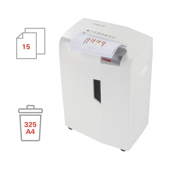 HSM shredstar X15 document shredder - 4 x 37 mm 26L | Techbox