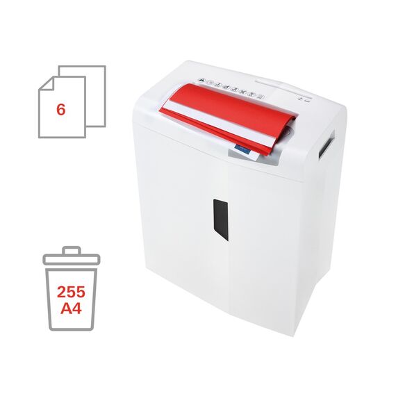 HSM shredstar X6pro document shredder, 2 x 15 mm + separate CD-cutting mechanism | Techbox