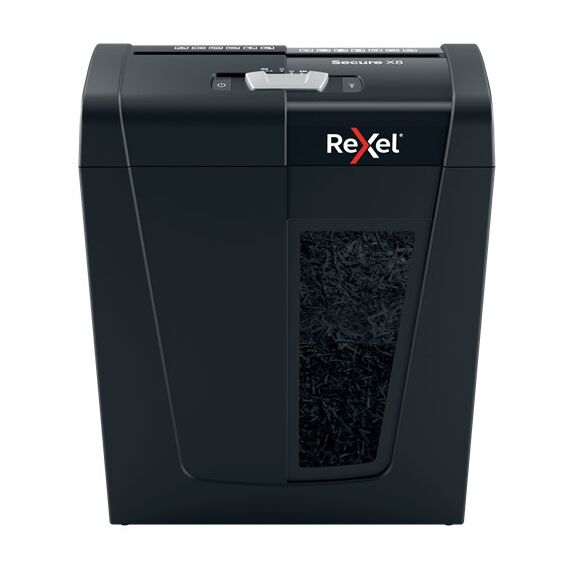 Rexel Secure X8 paper shredder Cross shredding 70 dB Black - Office Machines - Office Supplies - Techbox