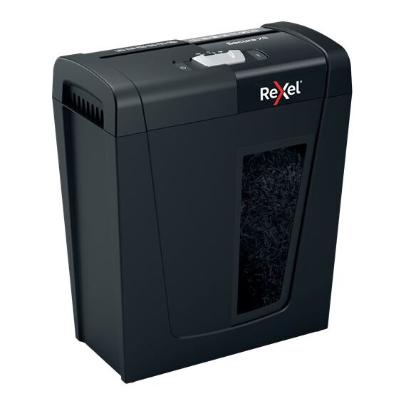 Rexel Secure X8 paper shredder Cross shredding 70 dB Black - Office Machines - Office Supplies - Techbox