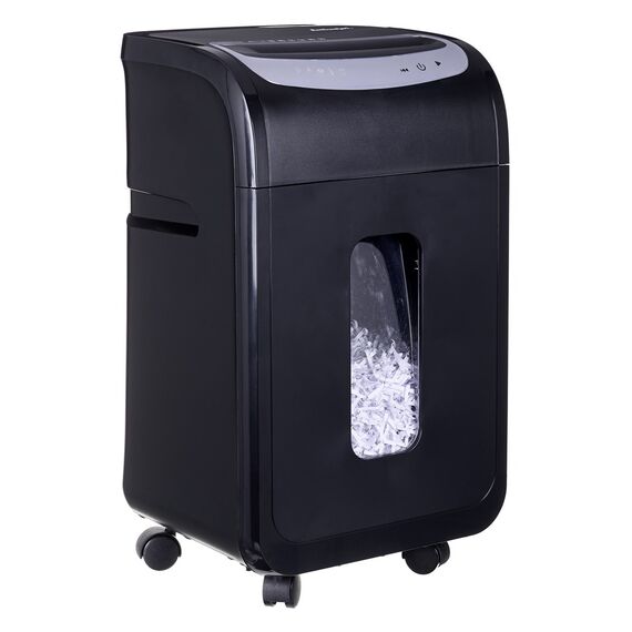 Shredder Activejet ASH-2502C, P-4, 28 l, shreds 4x40 mm, black - Office Machines - Office Supplies - Techbox