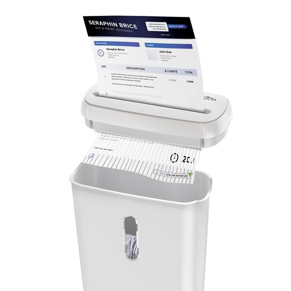 WHITE SHREDDER MT223 document and credit card shredder - Office Machines - Office Supplies - Techbox