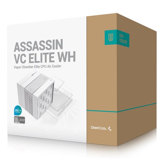 DeepCool Assassin VC Elite WH Processor Air cooler 120/140 mm White 1 pc(s) | Techbox