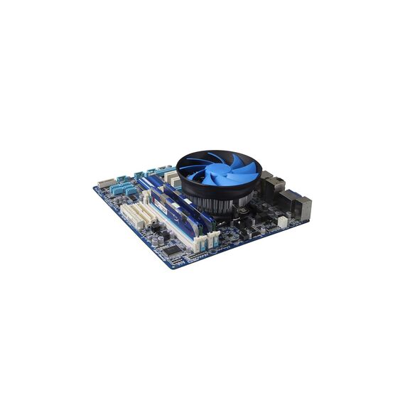 DeepCool Gamma Archer Processor Air cooler 12 cm Aluminium, Black, Blue 1 pc(s) | Techbox