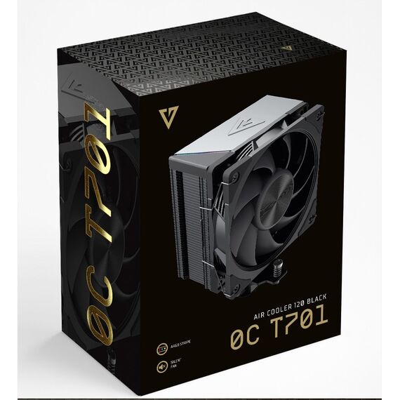 MODECOM Volcano 0C T701 Processor Air cooler 12 cm Black - CPU Coolers & Pastes - CPU & Cooling - Techbox