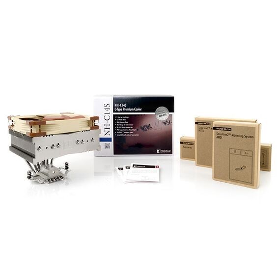 Noctua NH-C14S computer cooling system Processor Cooler 14 cm | Techbox