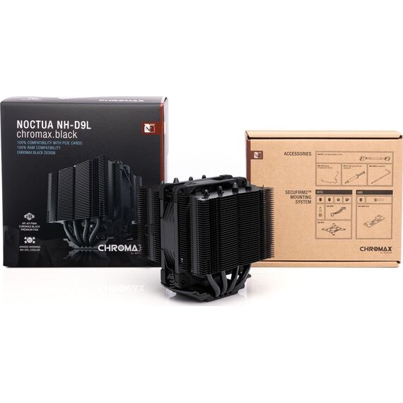 NOCTUA NH-D9L chromax.black CPU cooler - CPU Coolers & Pastes - CPU & Cooling - Techbox