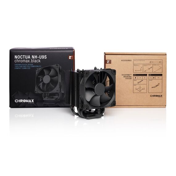Noctua NH-U9S chromax.black Processor Cooler 9.2 cm Black, Chrome 1 pc(s) | Techbox