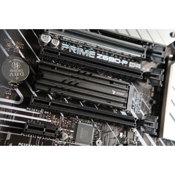 SAVIO Cooling for M.2 NVME 2280 drives, AK-60, Black | Techbox