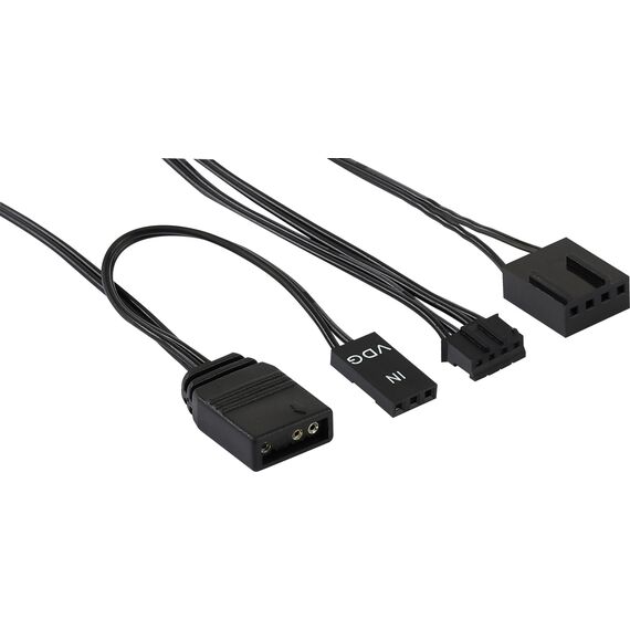 Aerocool DUO12PRO Kit 3xFan 12cm ARGB LED Dual Ring Antivibration 6 Pins Black | Techbox