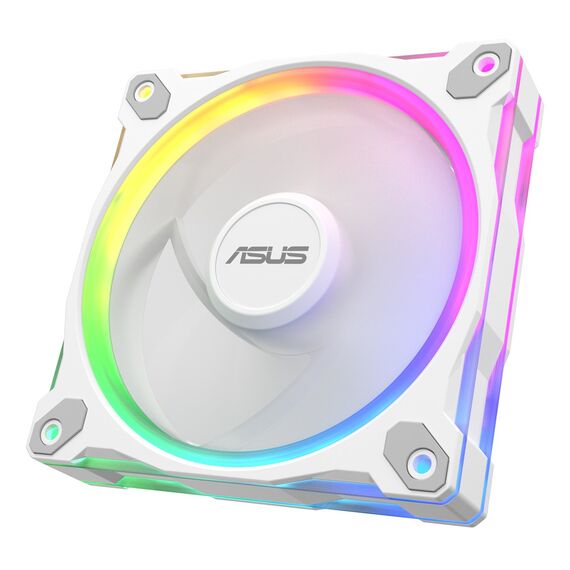 ASUS Prime MR120 Fan ARGB Reverse White Computer case 12 cm - Fans - PC Cases & Accessories - Techbox