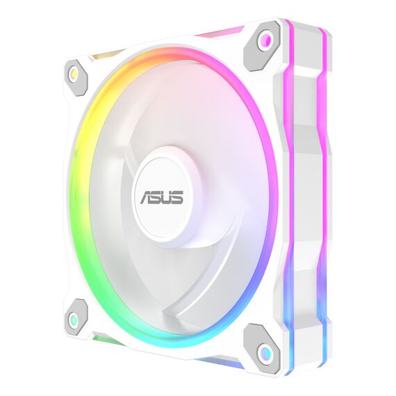 ASUS Prime MR120 Fan ARGB Reverse White Computer case 12 cm - Fans - PC Cases & Accessories - Techbox