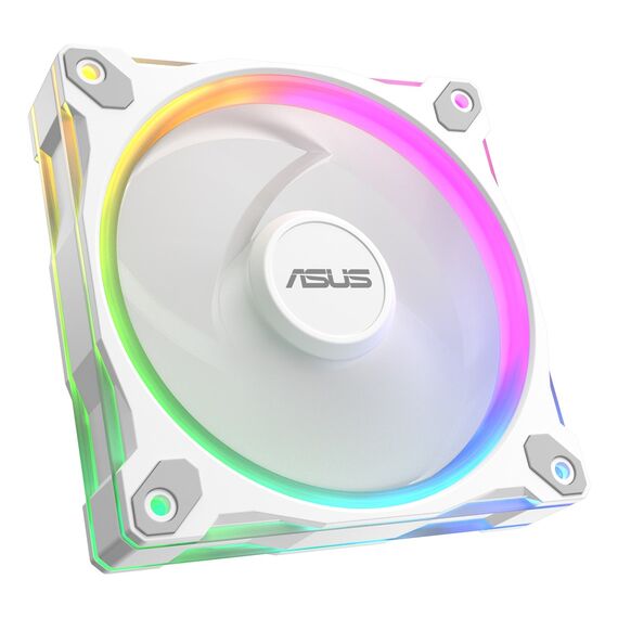 ASUS Prime MR120 Fan ARGB Reverse White Computer case 12 cm - Fans - PC Cases & Accessories - Techbox