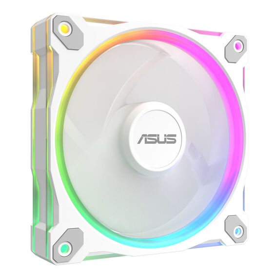 ASUS Prime MR120 Fan ARGB White Computer case 12 cm - Fans - PC Cases & Accessories - Techbox