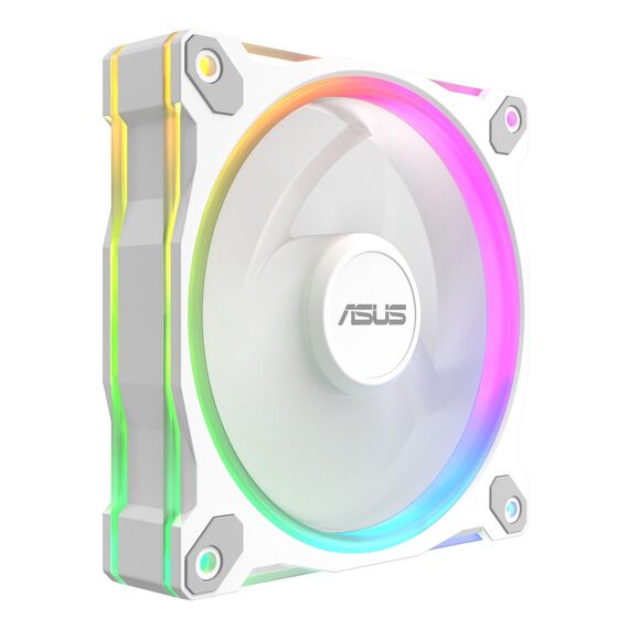 ASUS Prime MR120 Fan ARGB White Computer case 12 cm - Fans - PC Cases & Accessories - Techbox