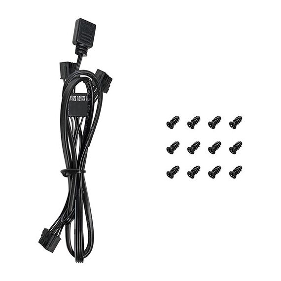 DeepCool FL12R-3 IN 1 Computer case Fan 12 cm Black 3 pc(s) | Techbox