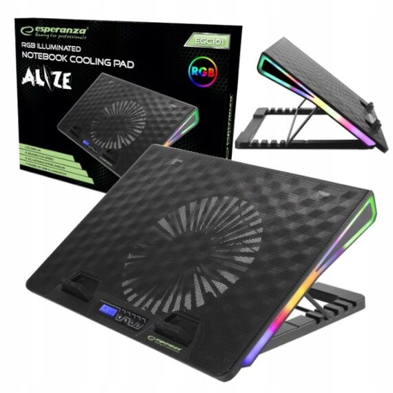 Esperanza EGC101 notebook cooling pad 800 RPM Black - Cooling Pads - Laptop Accessories - Techbox