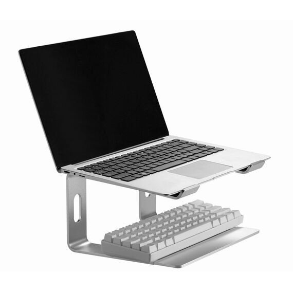 Gembird NBS-D1-01 laptop stand Aluminium, Silver 39.6 cm (15.6") | Techbox