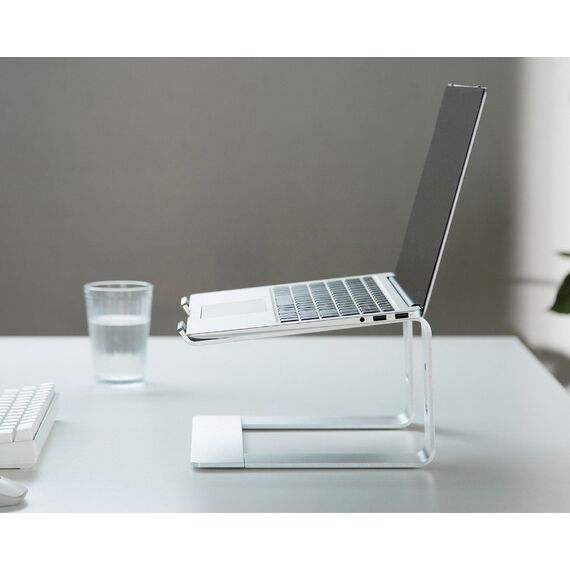 Gembird NBS-D1-01 laptop stand Aluminium, Silver 39.6 cm (15.6") | Techbox