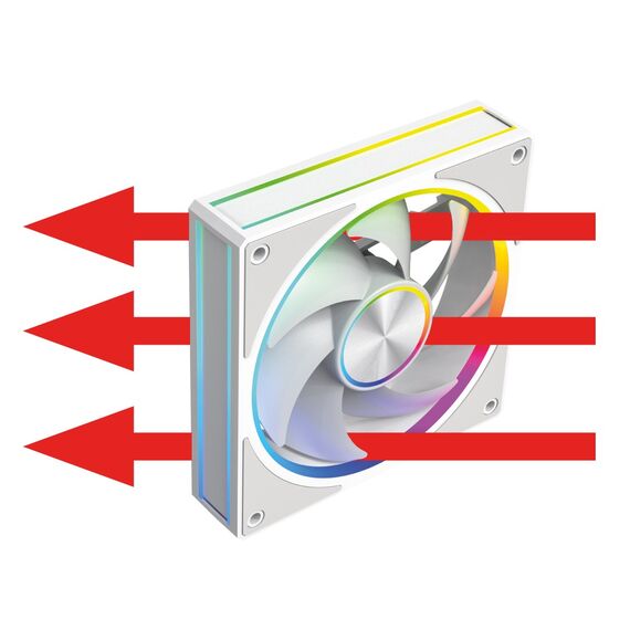 MODECOM VOLCANO LOOP 120 ARGB FAN White | Techbox