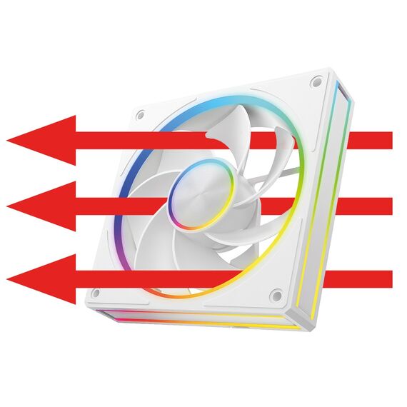 MODECOM VOLCANO LOOP 120 ARGB Reverse Fan White | Techbox