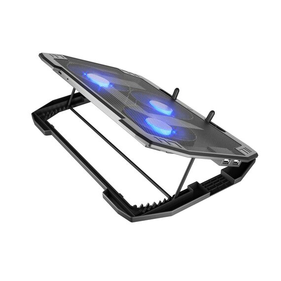 NATEC Laptop Cooling Pad Oriole 15.6-17.3inch LED notebook cooling pad 43.9 cm (17.3") | Techbox