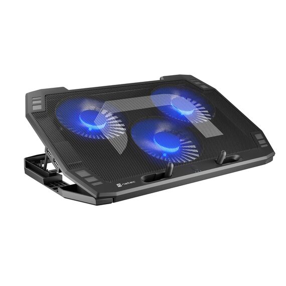 NATEC Laptop Cooling Pad Oriole 15.6-17.3inch LED notebook cooling pad 43.9 cm (17.3") | Techbox