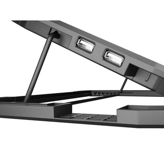 NATEC Laptop Cooling Pad Oriole 15.6-17.3inch LED notebook cooling pad 43.9 cm (17.3") | Techbox