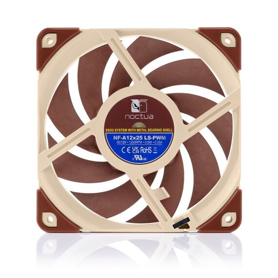 Noctua NF-A12x25 Computer case Fan 12 cm Beige, Brown - Fans - PC Cases & Accessories - Techbox