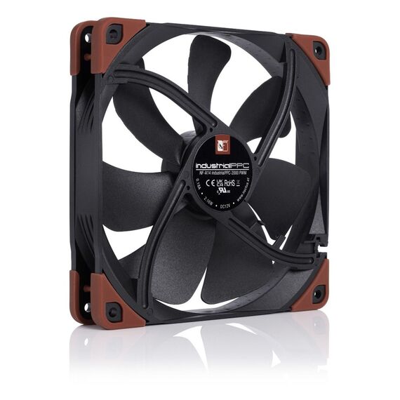 Noctua NF-A14-Industrial PPC-2000 PWM Computer case Fan 14 cm Black, Brown 1 pc(s) - Fans - PC Cases & Accessories - Techbox